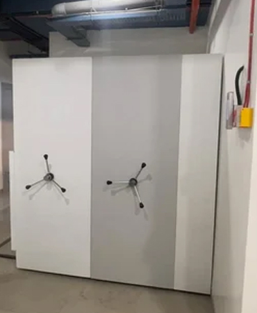 Mobile Compactor Storage System for efficient space saving storage