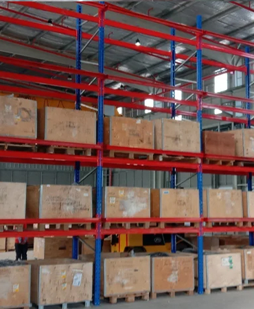 500 Kg High Rise Palletized Rack for vertical warehouse storage