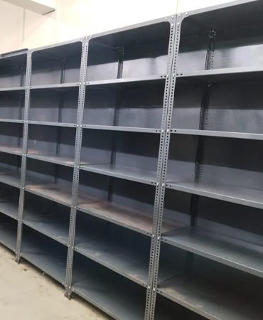 250 Kg Heavy Duty Slotted Angle Rack for industrial storage